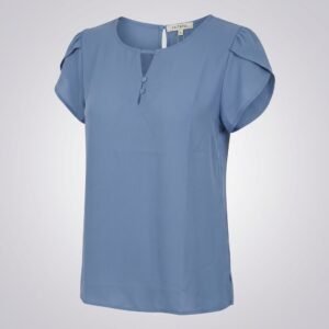 Blusa Formal de Manga Corta
