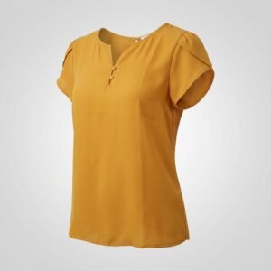 Blusa Formal de Manga Corta