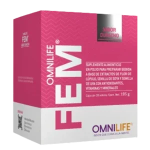 Fem Plus Omnilife – Suplemento de Bienestar Hormonal para la Mujer - Sabor Durazno