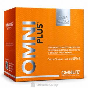 Omniplus® Omnilife — Concentrado Nutritivo con Vitaminas y Minerales | Sabor Naranja