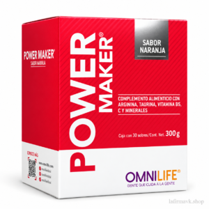 Power Maker® OMNILIFE — Arginina, Taurina, Vitaminas y Minerales | 30 Sobres