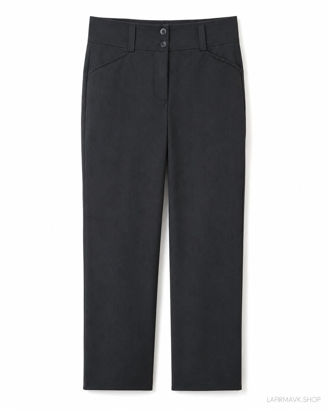Pantalón Formal Recto para Mujer Gris