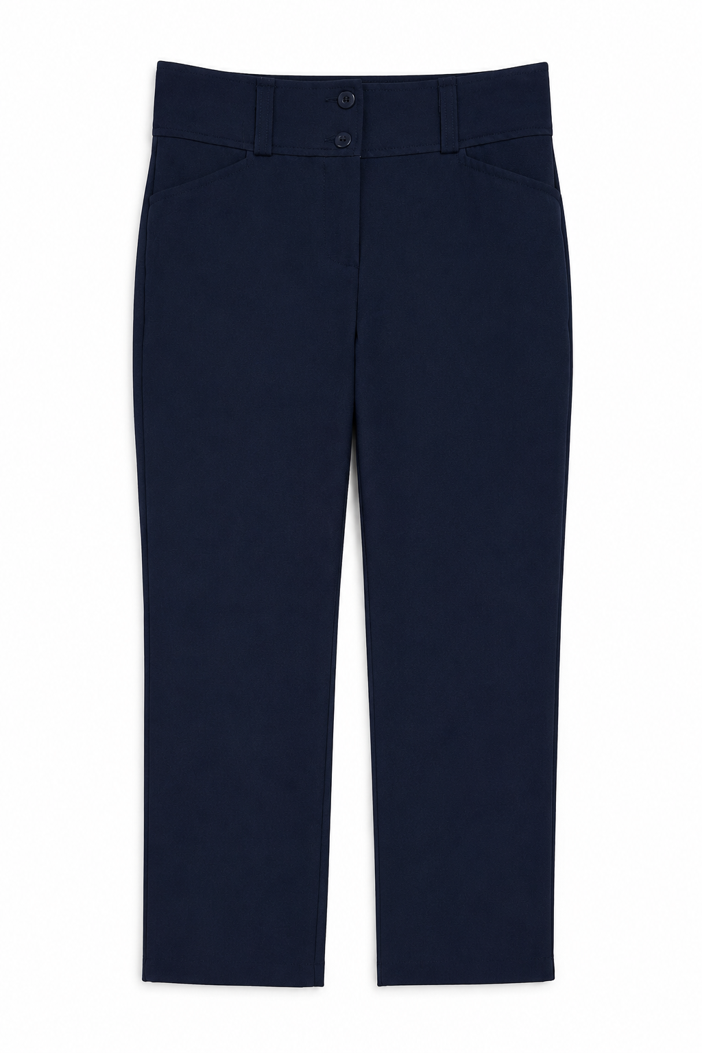 Pantalón Formal Recto para Mujer Gris - Image 4