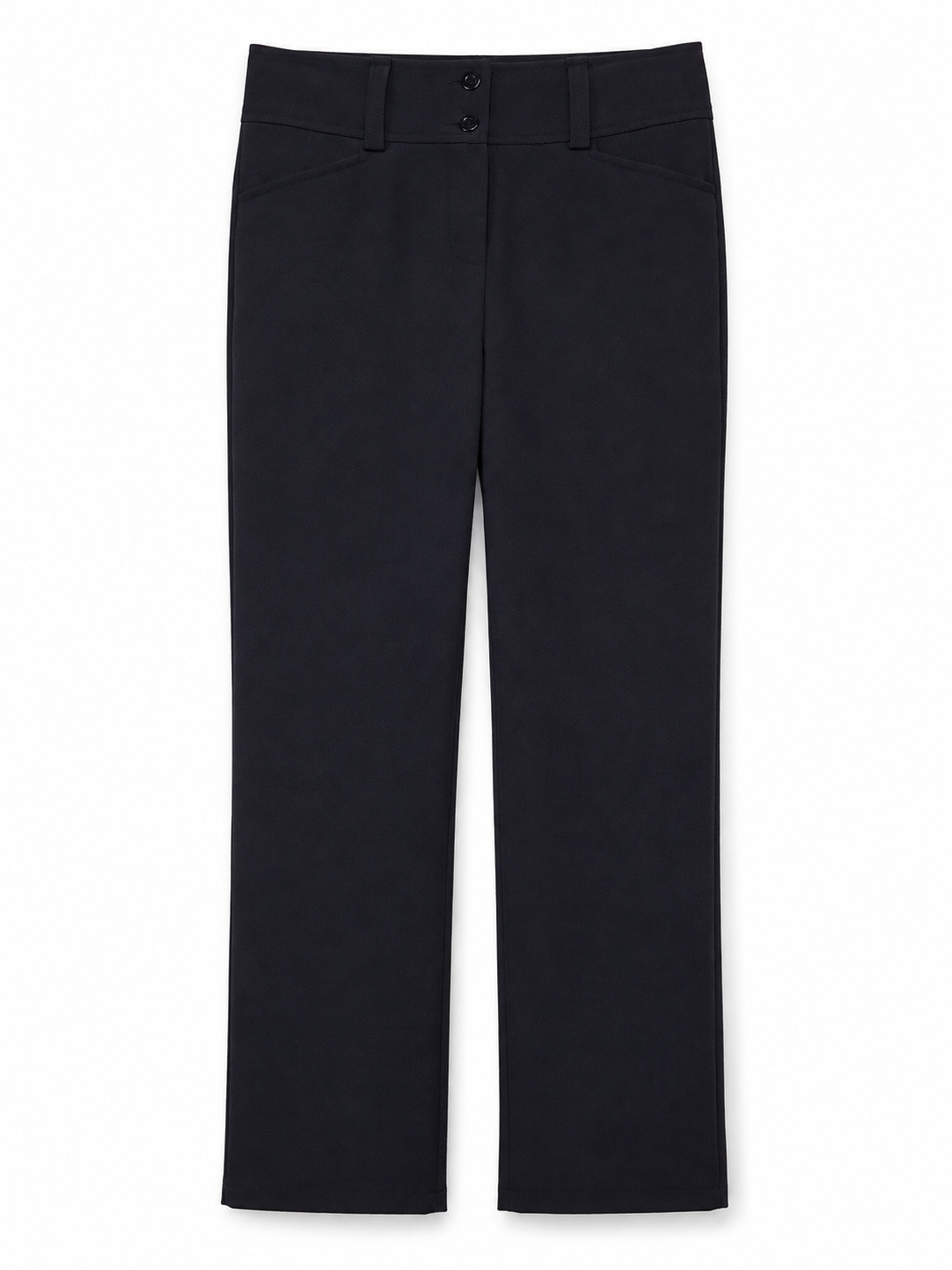 Pantalón Formal Recto para Mujer Gris - Image 3