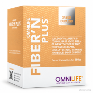 FIBER’N PLUS® Omnilife — Fibra con Inulina de Agave | 30 sobres