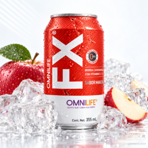 OMNILIFE FX Manzana — Bebida Carbonatada 355 mL